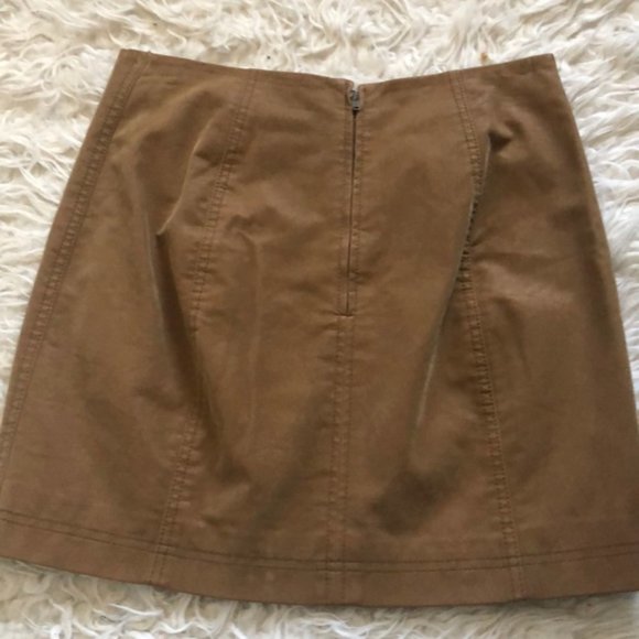 NWT! FREE PEOPLE Modern Femme Vegan Suede Skirt - Picture 6 of 8
